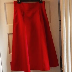 Elegant Red Women's Skirt